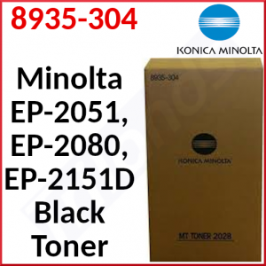 Konica Minolta 8935-304 MT-202B BLACK Original Toner Cartridges (2 X 6.000 Pages)