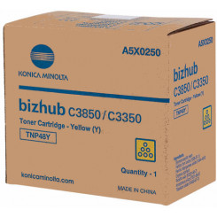 Konica Minolta TN-P48Y Yellow Toner - 10000 Pages Cartridge - for BIZHUB C3350, C3850