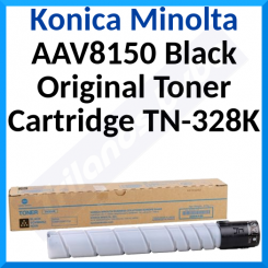 Konica Minolta AAV8150 Black Original Toner Cartridge TN-328K (28000 Pages) fro Konica Minolta BIZHUB C250I
