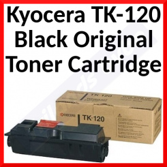 Kyocera TK-120 Original BLACK Toner Cartridge (7200 Pages) for Kyocera FS-1030D, 1030DN, 1030DT, 1030DTN