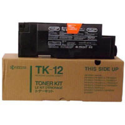 Kyocera TK-12 Black Toner Original Cartridge (10000 Pages) for Kyocera FS1150, FS1600, FS3400, FS3550, FS3600, FS6500, FS6550