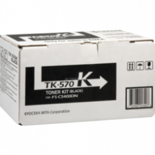 Kyocera TK-570K Black Original Toner Cartridge (16000 Pages) for Kyocera FS-C5400, FS-C5400dn