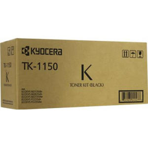Kyocera TK-1150 Black Original Toner Cartridge (3000 Pages) for Kyocera ECOSYS M2135DN, M2235DN, M2635DN, M2735DN