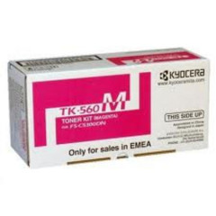 Kyocera TK-560M Magenta Original Toner Cartridge (10000 Pages) for Kyocera FS-C5300dn, FS-C5300n, FS-C5350dn, FS-C5350n