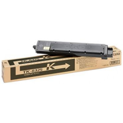 Kyocera TK-8325K Black Original Toner Cartridge 1T02NP0NL0 (18000 Pages) for Kyocera TaskAlfa 2551ci, 2552ci