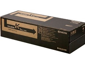 Kyocera TK-8705K Black Toner Cartridge (70000 Pages) - Original Kyocera Pack for TaskAlfa 6550, TaskAlfa 7550