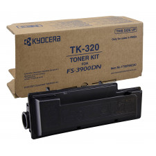 Kyocera TK-320 Black Toner Original Cartridge (15000 Pages) for Kyocera FS-3900DN, FS-3900DTN, FS-4000DN, FS-4000DTN
