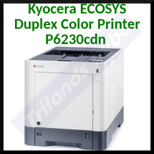 Kyocera ECOSYS Duplex Color Printer P6230cdn - Printer - colour - Duplex - laser - A4/Legal - 1200 x 1200 dpi - up to 30 ppm (mono) / up to 30 ppm (colour) - capacity: 600 sheets - USB 2.0, Gigabit LAN, USB host