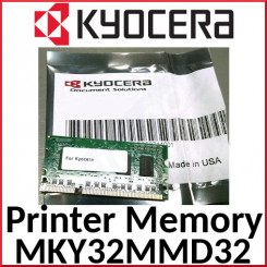 Kyocera 32 MB Printer Memory MKY32MMD32 - Expansion MD-32 - 100 Pin SDRAM DIMM - for Kyocera Printers, FS, TaskAlfa 181, 220, 221, KM Series - Special Price