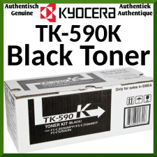 Kyocera TK-590K Black Original Toner Cartridge (7000 Pages)