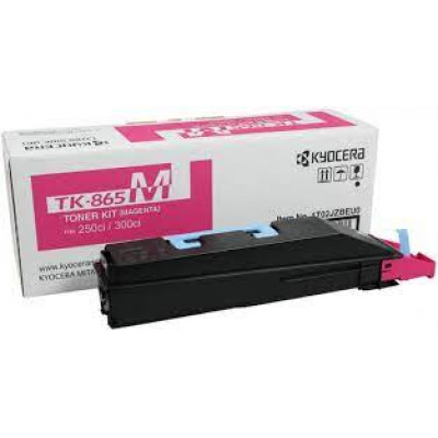 Kyocera TK-865M KYOCERA TA250CI TONER MAGENTA 1T02JZBEU0 12.000pages