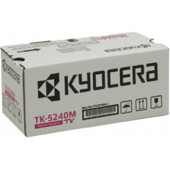 Kyocera TK-5240M Magenta Toner Original Cartridge (3000 Pages) for Kyocera ECOSYS M5526cdn, M5526cdw, P5026cdn, P5026cdw