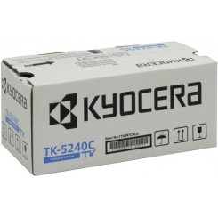 Kyocera TK-5240C Cyan Toner Original Cartridge (3000 Pages) for for Kyocera ECOSYS M5526cdn, M5526cdw, P5026cdn, P5026cdw