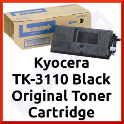Kyocera TK-3110 Original BLACK Toner Cartridge 0T2MT0NL (15000 Pages) for Kyocera FS-4100DN, 4100DN/KL3, 4200DN, 4300DN, 4300DN/KL3, FS-4300DN 