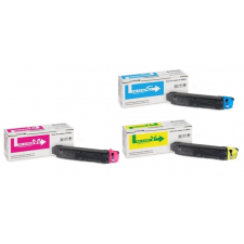 Kyocera TK-5140CMY (3-Toner Bundle) CYAN + MAGENTA + YELLOW ALL ORIGINAL Toner Cartridges (3 X 5.000 Pages)