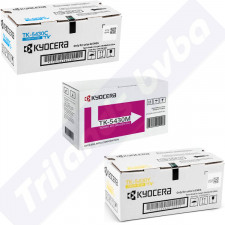 Kyocera TK-5430CMY CYAN + MAGENTA + YELLOW ALL Original Toner Cartridges (3 X 1.250 Pages)