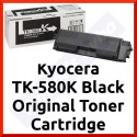 Kyocera TK-580K Black Original Toner Cartridge 0T2KT0NL (3500 Pages) for Kyocera ECOSYS P6021cdn, P6021cdn/KL3; FS-C5150DN, C5150DN/KL3