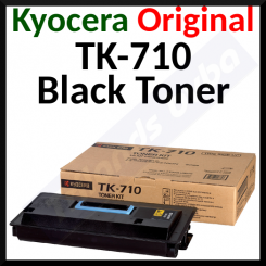Kyocera TK-710 BLACK ORIGINAL Toner Cartridge (40.000 Pages)