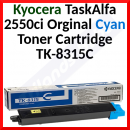 Kyocera TK-8315C Cyan Orginal Toner Cartridge (6000 Pages) for Kyocera TaskAlfa 2550ci