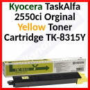 Kyocera TK-8315Y Yellow Toner Orginal Cartridge (6000 Pages) for Kyocera TaskAlfa 2550ci