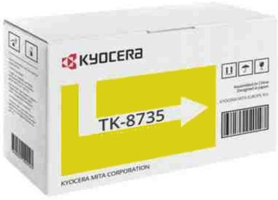 Kyocera TK-8735Y Original Yellow Toner Cartridge (40.000 Pages)