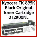 Kyocera TK-895K Black Original Toner Cartridge 0T2K00NL (12000 Pages) for Kyocera FS-C8020, FS-C8025, FS-C8520, FS-C8525