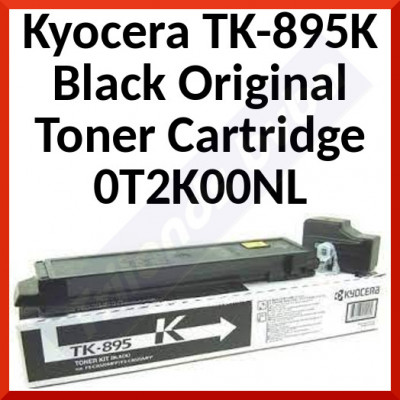 Kyocera TK-895K BLACK ORIGINAL Toner Cartridge (12.000 Pages))