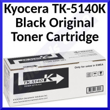 Kyocera TK-5140K Black Original Toner Cartridge (7000 Pages)