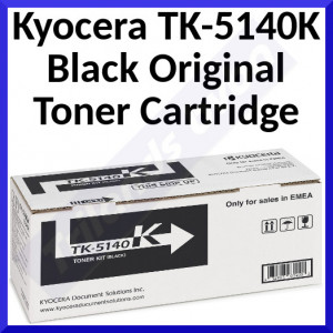 Kyocera TK5140K BLACK ORIGINAL Toner Cartridge (7.000 Pages