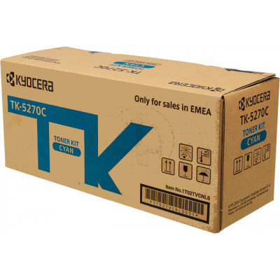 Kyocera TK-5270C Original CYAN Toner Kit (6.000 Pages)
