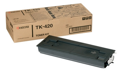 Kyocera TK-420 Black Toner Cartridge (15000 Pages) - Original Kyocera pack for KM-2550