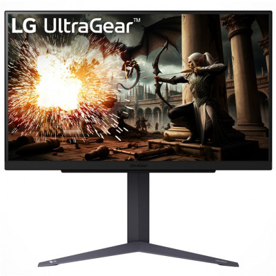 LG UltraGear 27GS75Q-B LED monitor gaming 27" 2560 x 1440 QHD @ 200 Hz IPS 300 cd/m² 1000:1 HDR10 1 ms 2xHDMI, DisplayPort