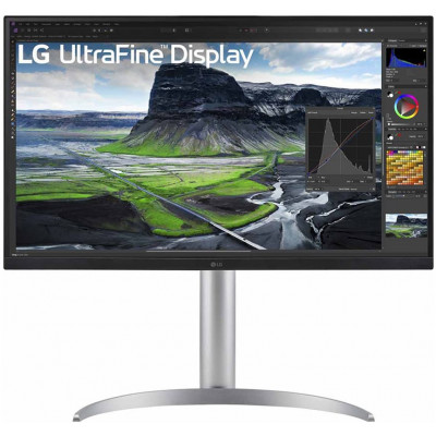 LG UltraFine 27UQ850V-W - UQ850V Series - LED monitor - 27" - 3840 x 2160 4K @ 60 Hz - IPS - 500 cd/m - 2000:1 - DisplayHDR 400 - 5 ms - 2xHDMI, DisplayPort, USB-C - speakers