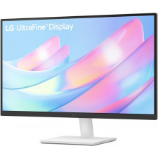 LG UltraFine 27US500-W - LED monitor - 27" - 3840 x 2160 4K UHD (2160p) @ 60 Hz - IPS - 300 cd/m - 1000:1 - HDR10 - 5 ms - 2xHDMI, DisplayPort