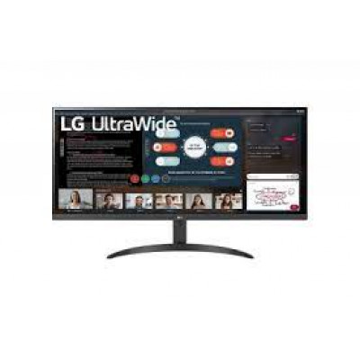 LG 34WQ650-W - LED monitor - 34" - 2560 x 1080 UWFHD @ 100 Hz - IPS - 400 cd/m - 1000:1 - DisplayHDR 400 - 1 ms - HDMI, DisplayPort, USB-C - speakers
