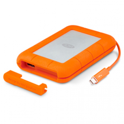 LaCie Rugged USB-C STFR5000800 - Hard drive - 5 TB - external (portable) - USB 3.1 Gen 1 (USB-C connector) - with 2 years Rescue Data Recovery Service Plan