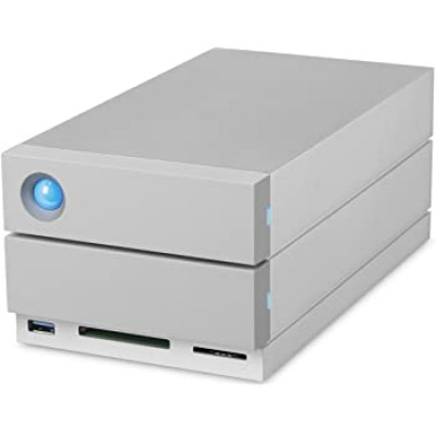 LaCie 6big Thunderbolt 3 STFK84000402 - Hard drive array - 84 TB - 6 bays (SATA) - HDD 14 TB x 6 - USB 3.1, Thunderbolt 3 (external) - with Rescue Data Recovery Service