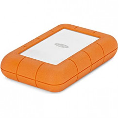 LaCie Rugged RAID Shuttle STHT8000800 - Hard drive array - 8 TB - 2 bays - HDD 4 TB x 2 - USB 3.1 (external) - with 3 years Rescue Data Recovery Service Plan