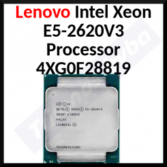Lenovo Intel Xeon E5-2620V3 Processor 4XG0F28819 - 2.4 GHz 6 Core 15 MB Cache LGA2011-v3 Socket 85W (CPU) - OEM Bulk - Complete with CPU Cooler