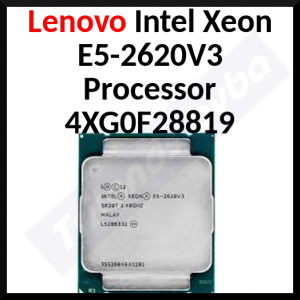 Lenovo Intel Xeon E5-2620V3 Processor 4XG0F28819 - 2.4 GHz 6 Core 15 MB Cache LGA2011-v3 Socket 85W (CPU) - OEM Bulk - Complete with CPU Cooler