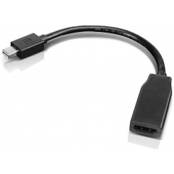 Lenovo - Display cable - HDMI (F) to Mini DisplayPort (M) - 20 cm - for ThinkPad T431s
