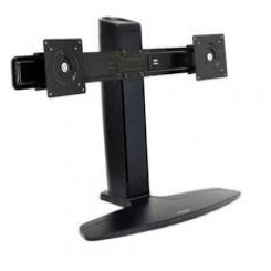 Ergotron Neo-Flex - Stand - for 2 LCD displays - black - screen size: up to 24"