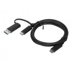 Lenovo - USB cable - USB-C (M) to USB-C (M) - 20 V - 5 A - 1 m - black - for ThinkBook 14