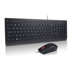 Lenovo Essential Wired Combo - Keyboard and mouse set - USB - Swiss