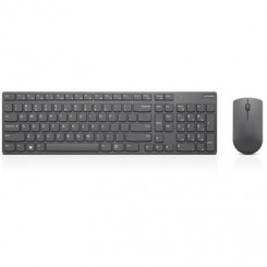 Lenovo Professional Ultraslim Combo - Keyboard and mouse set - wireless - 2.4 GHz - US - iron grey - for ThinkCentre M70
