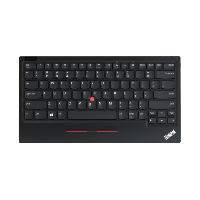 Lenovo ThinkPad TrackPoint Keyboard II - Keyboard - with Trackpoint - wireless - 2.4 GHz, Bluetooth 5.0 - Belgium - key switch: Scissor-Key - pure black - for ThinkBook 14s G2 ITL