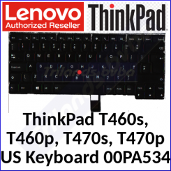 Lenovo ThinkPad T460s Backlit Replacement Genuine Keyboard 00PA534 - (Qwerty US International)