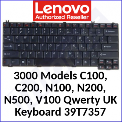 Lenovo 3000 Replacemant GENUINE Keyboard 39T7357 (Qwerty UK)