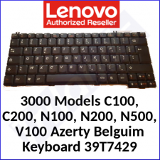 Lenovo 3000 Replacement Genuine Keyboard 39T7429 (Azerty Belgium)