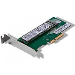Lenovo ThinkStation M.2 SSD Adapter - Interface adapter - M.2 - M.2 Card low profile - PCIe 3.0 x4 - for ThinkStation P310 (SFF), 30AU, 30AV